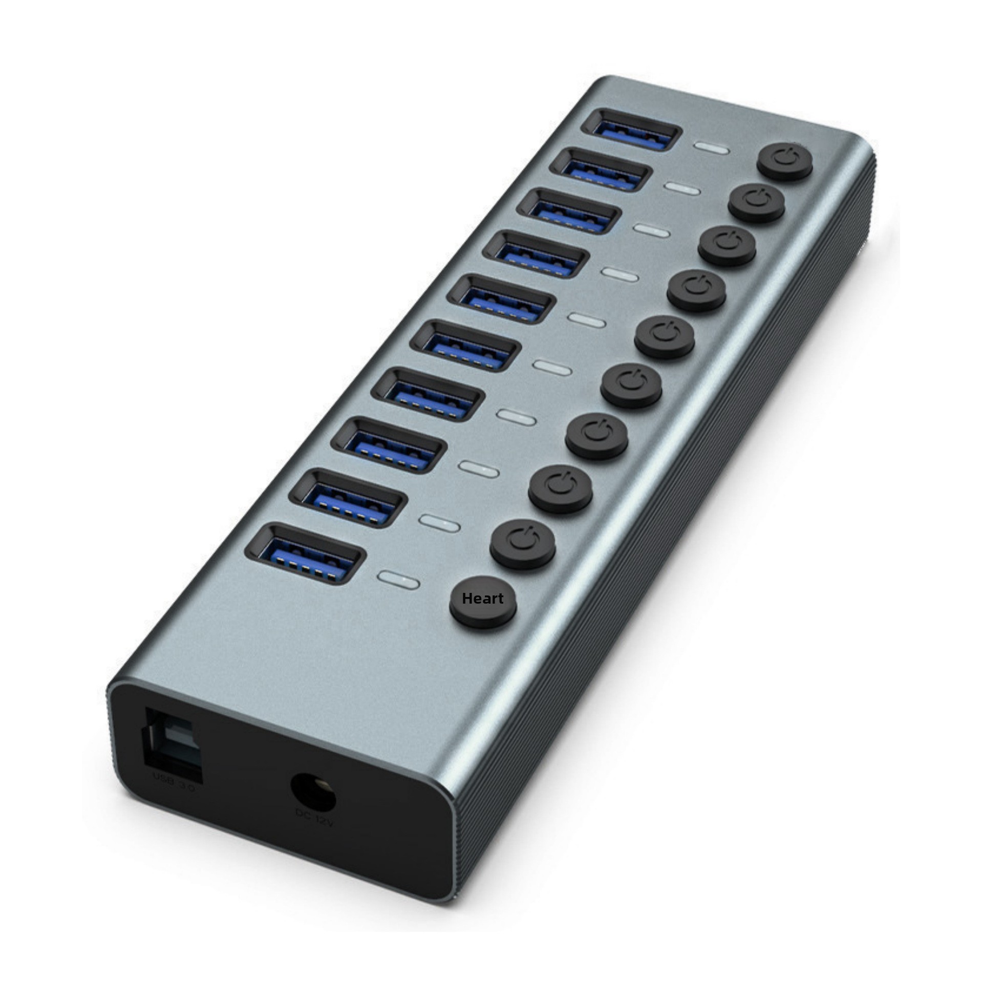 Usb Hub - Hub USB 3.0 con 10 porte,