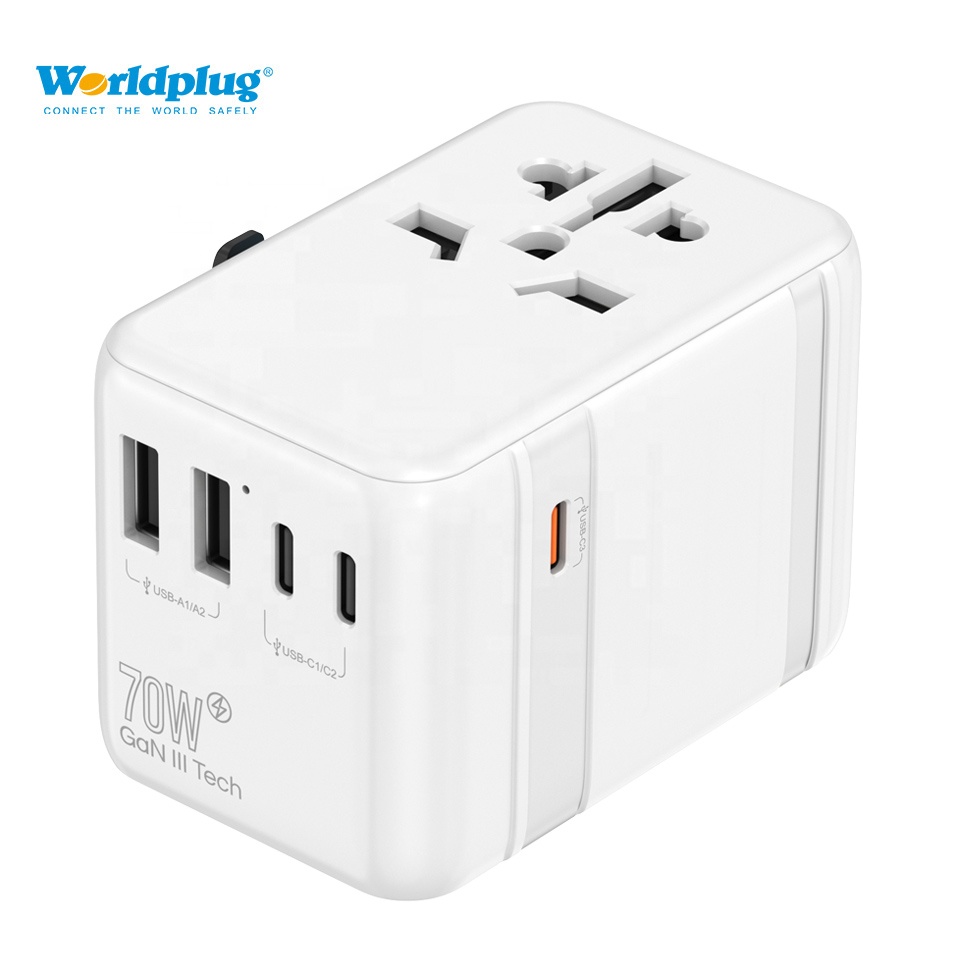 Laptop Charger - Adattatore Universale da Viaggio con Presa