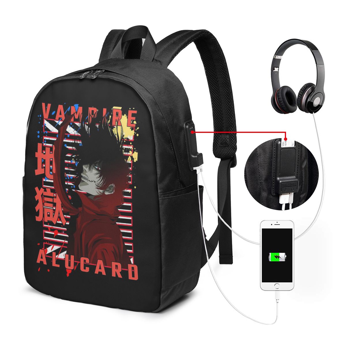 Alucard Hellsing Manga Zaino d - Laptop Bag recensione e prezzo
